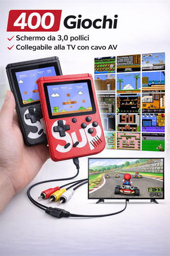 Console portatile retro 400 - retro,