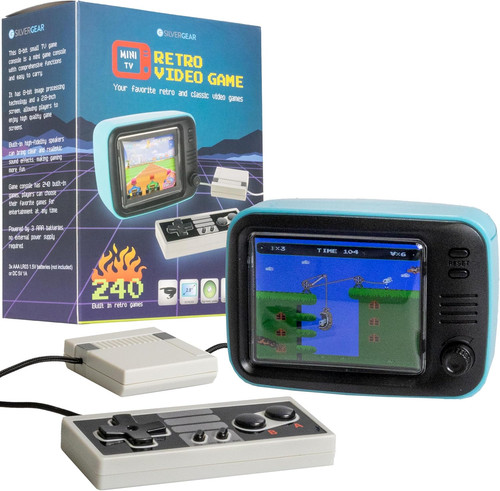 Mini retro video game - ®,
